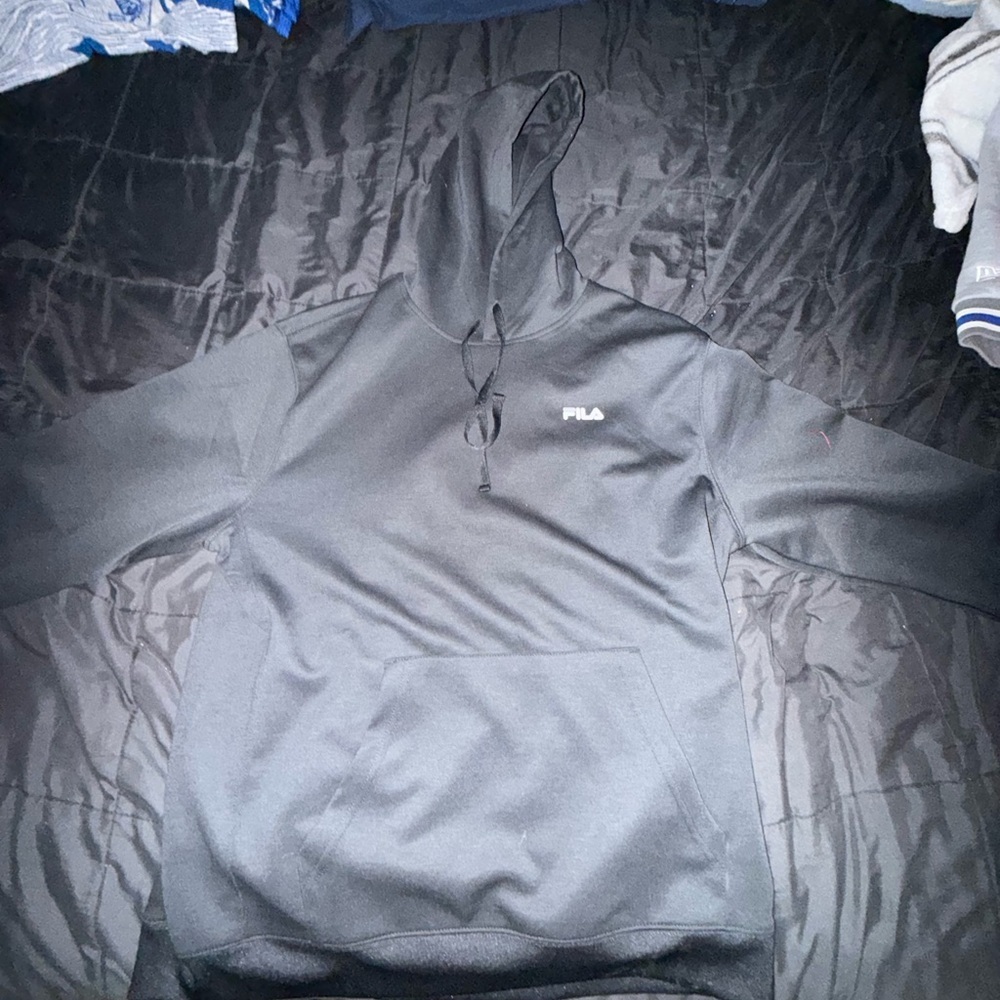 Fila Men's Black Hoodie - Picture 3 of 6